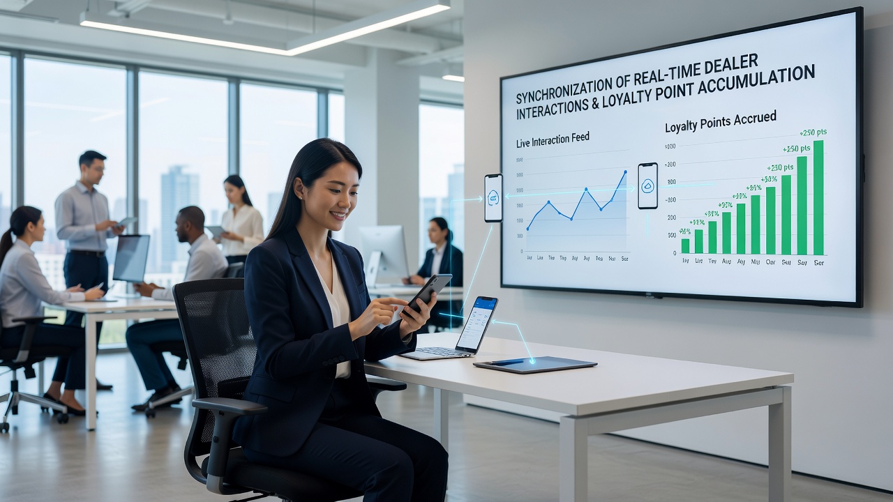Integration von Live-Dealer-Erlebnissen mit mobilen Treuepunktsystemen