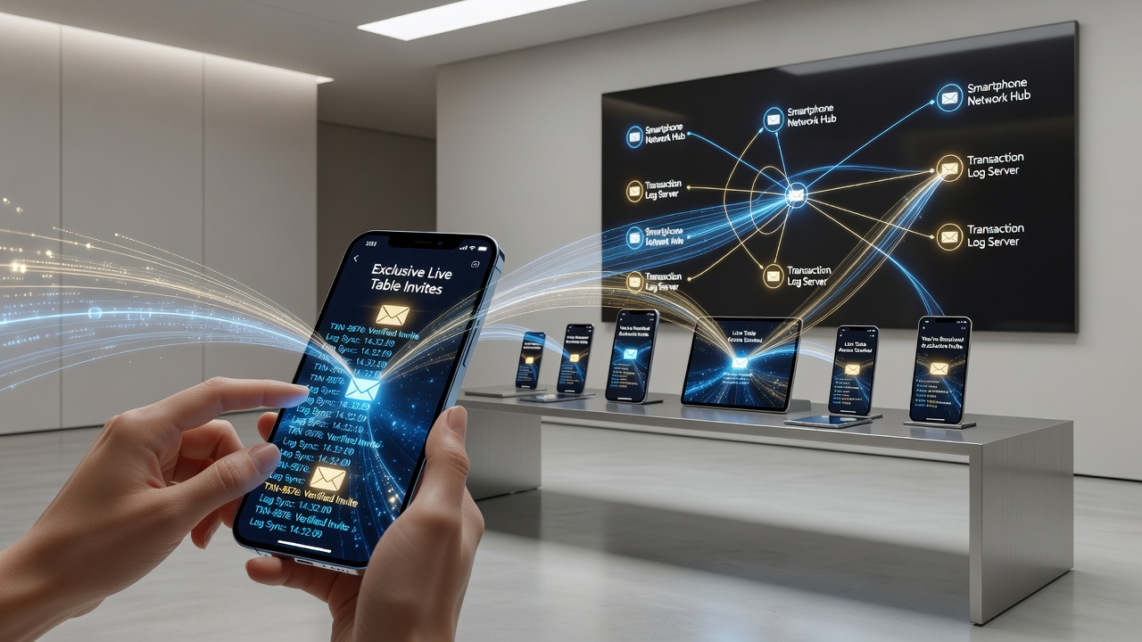Smartphone-Netzwerke und exklusive Live-Tisch-Erlebnisse durch Transaktionsdaten